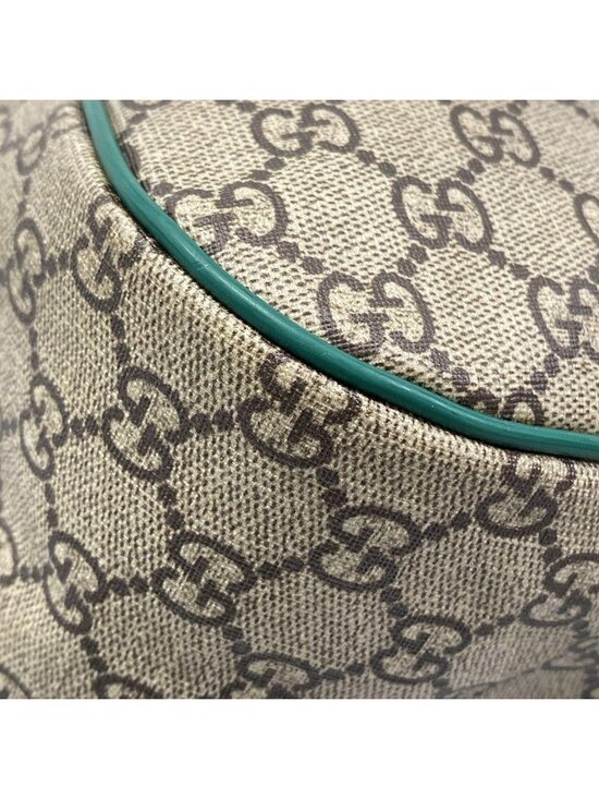 Gucci Backpack Children\'s GG Supreme Beige Green Multi Beetle Print main image 15
